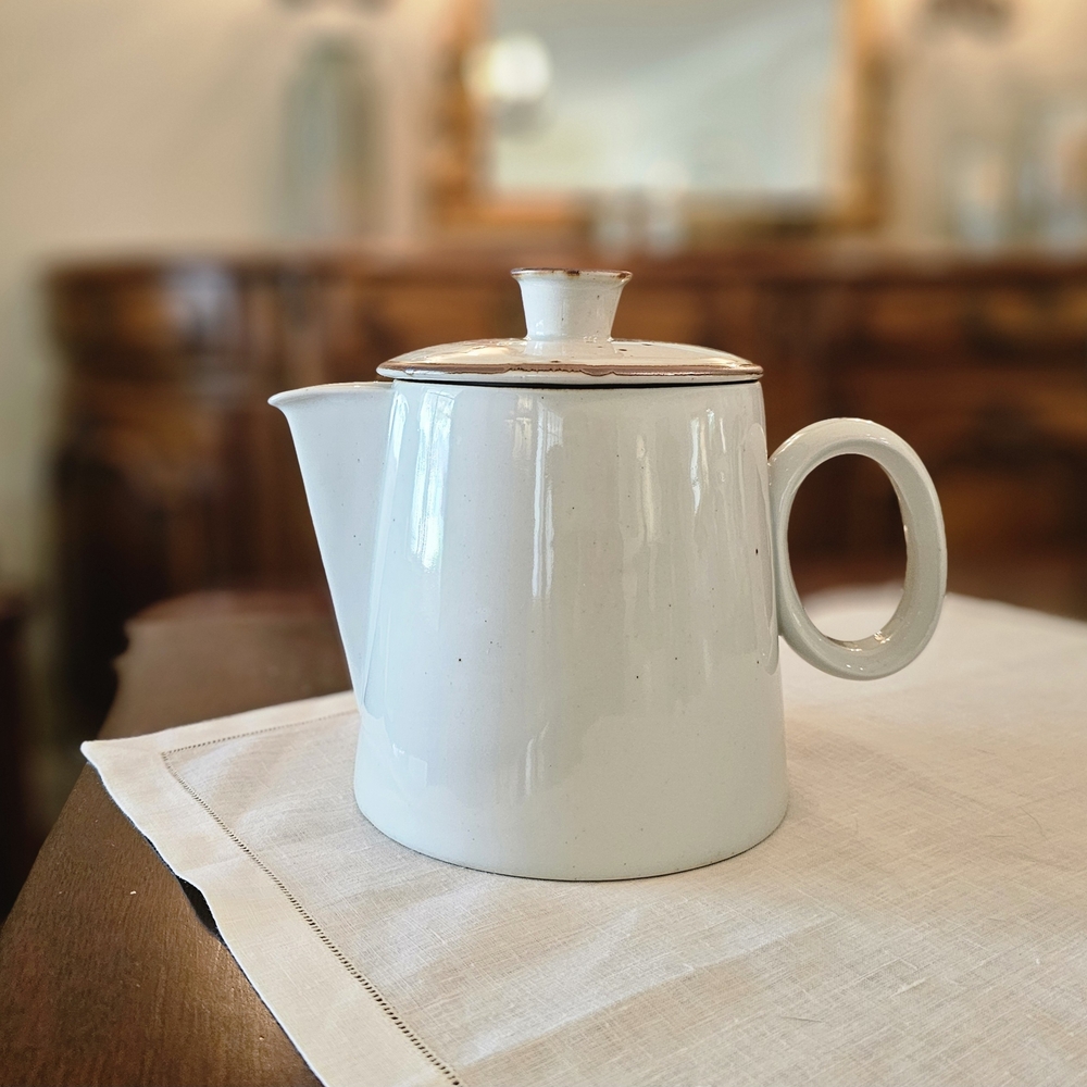Dansk "Brown Mist" Coffee Pot & Lid /Teapot Blue BackStamp Denmark